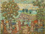 maurice-brazil-prendergast-landscape-beach-scene-art-print-fine-art-reproduction-wall-art-id-ayf1afyui