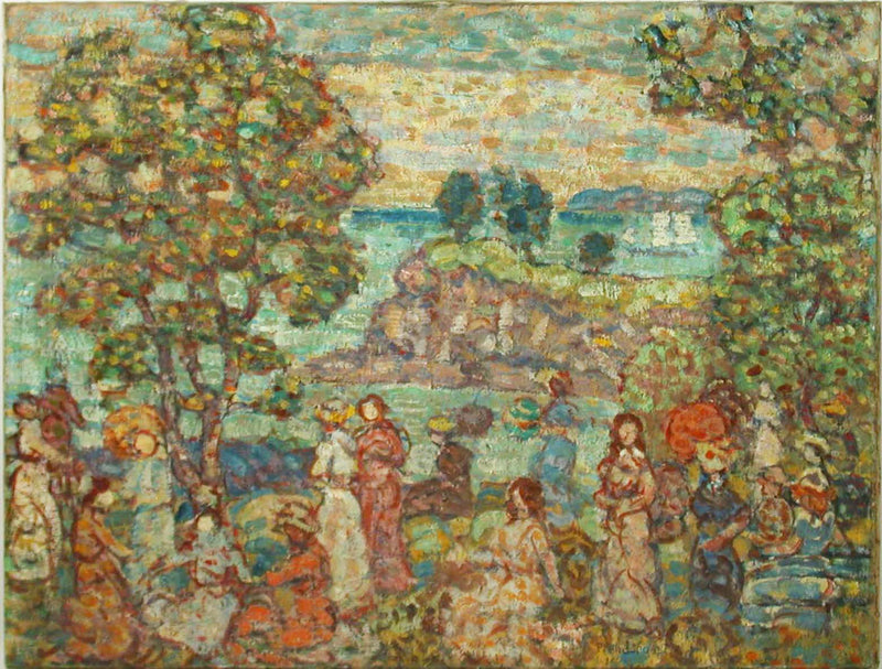 maurice-brazil-prendergast-landscape-beach-scene-art-print-fine-art-reproduction-wall-art-id-ayf1afyui