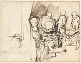 rembrandt-van-rijn-1640-the-entombment-nke-a-sketch-nke-an-executioner-art-ebipụta-fine-art-mmeputa-wall-art-id-ayf6o226s