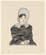 leo-gestel-1891-người phụ nữ với chiếc mũ lưỡi trai trên đầu-nghệ thuật-in-mỹ-nghệ-tái tạo-tường-nghệ thuật-id-ayfwn7lys