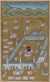 onbekend-1800-de-kaaba-gezien-in-een-oogopslag-kunstprint-kunst-reproductie-muurkunst-id-ayfydun4e