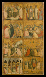 giovanni-baronzio-1340场景，来自一生的基督艺术版画，精美的艺术复制品，墙上的艺术，id-aygj33rsf