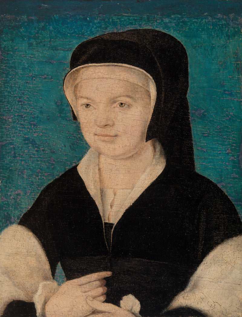 unknown-head-of-woman-on-blue-background-art-print-fine-art-reproduction-wall-art-id-ayhz96me6