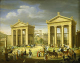 francesco-diofebi-1838-the-approach-to-the-villa-borghese-rome-art-print-fine-art-reproduktion-wall-art-id-ayip5b3nh