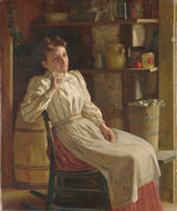 john-george-brown-1900-meditació-impressió-art-reproducció de belles arts-wall-art-id-ayiwxldga