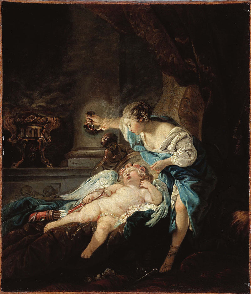 ecole-francaise-cupid-and-psyche-art-print-fine-art-reproduction-wall-art