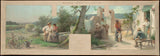alfred-henri-bramtot-1888-esboço-para-prefeito-de-arcueil-cachan-casais-noivos-avós-arte-impressão-de-belas-artes-reprodução-arte de parede