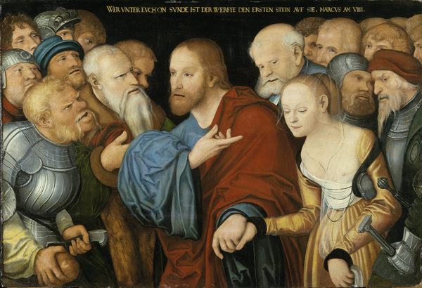 workshop-of-lucas-cranach-the-elder-christ-and-the-woman-taken-in-adultery-art-print-fine-art-reproduction-wall-art-id-aylbb6lcu