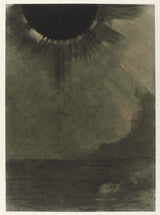 одилон-редон-1887-утопљеник-уметничка-штампа-ликовна-репродукција-зид-уметност-ид-аимх9500б