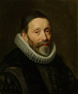 michiel-jansz-van-mierevelt-retrato-de-johannes-uyttenboogaert-1557-1644-impressão de arte-reprodução de belas artes-arte de parede-id-ayn06ydg0