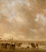 jan-van-goyen-1643-on-the-ice-near-dordrecht-art-print-fine-art-reproduktion-wall-art-id-ayob2edv8