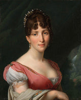 Anne-Louis-Girodet-de-roussy-trioson-1805-portret-hortense-de-beauharnais-queen-of-holland-art-print-reprodukcja-dzieł sztuki-wall-art-id-aypb7zb70