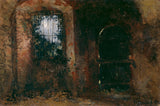 wilhelm-trubner-1871-basement-window-in-heidelberg Castle-art-print-fine-art-reproduction-wall-art-id-aypcu8t8w