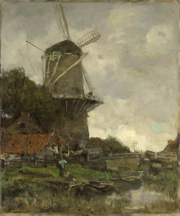 jacob-maris-1880-the-windmill-art-print-fine-art-reproduction-wall-art-id-aypudjho2