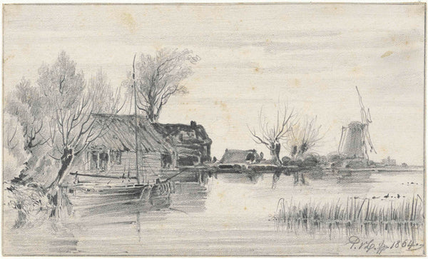 pieter-van-loon-1864-river-landscape-art-print-fine-art-reproduction-wall-art-id-ayq30femz