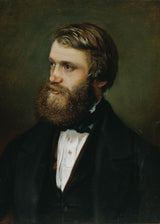 爱德华·瑞特·冯·恩格斯1855年自画像艺术打印精美艺术复制品墙艺术id-ayqj6w0yl