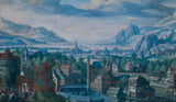 jacob-savery-i-1580-landschap-met-het-verhaal-van-jephthahs-dochter-art-print-fine-art-reproductie-wall-art-id-ayruklgi2