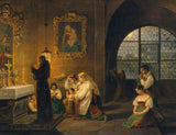 约翰·内波穆克·肖德尔伯格-1830-意大利教堂内部艺术印刷品美术复制品墙壁艺术 id-ayrv9nfif
