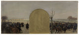 raoul-arus-1889-sketš-pariisi-raekoja-prefekti-kantselei-rahvusvalve-buzenvali-kunstitrükk-kauni-kunsti- reprodutseerimine-seina-kunst