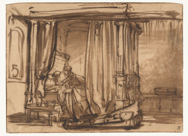 rembrandt-van-rijn-1638-wife-saskia-sitting-in-a-canopy-bed-art-print-fine-art-reproduction-wall-art-id-ayumoxyi7