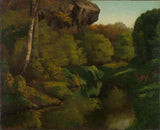 gustave-courbet-1855-vy-i-skogen-i-fontainebleau-konsttryck-finkonst-reproduktion-väggkonst-id-ayuw40d6e