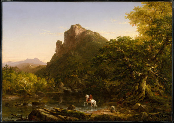 thomas-cole-1846-the-mountain-ford-art-print-fine-art-reproduction-wall-art-id-aywzii78t