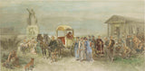 查尔斯·罗楚森-1889-市场与罗马和巴达维亚艺术印刷品精美艺术复制品墙艺术 id-ayxo9vbss