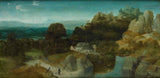 ukendt-1510-landskab-med-fristelsen-af-santony-abbed-art-print-fine-art-reproduction-wall-art-id-ayzpq8p8b