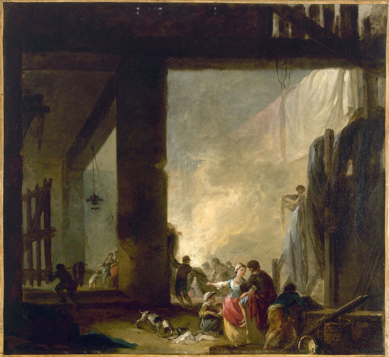 hubert-robert-1758-the-laundry-art-print-fine-art-reproduction-wall-art