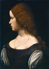leonardo-da-vinci-1500-portret-mlade žene-umetnost-tisk-likovna-reprodukcija-stena-umetnost-id-az2lliu88