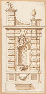 agostino-mitelli-1600-设计用于带有利基艺术印刷美术复制墙艺术 id-az3p6anf1 的门一侧