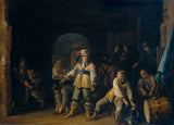 安東尼-帕拉梅德斯-1647-守衛室裡的士兵-藝術印刷品-精美藝術-複製品-牆藝術-id-az5d2ay23
