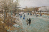 theodor-von-hormann-1893-skaters-on-the-thaya-at-lundenburg-art-print-fine-art-reproductie-wall-art-id-az5l56ys6