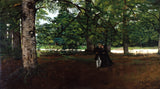 carolus-duran-1861-promenade-in-the-woods-art-print-fine-art-reprodução-arte-de-parede-id-az6n2fp76