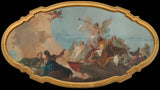 Джовани Батиста--Тиеполо-1750-на-прослава на най-Барбаро-семейство-съвременните печат-фино арт-репродукция стена-арт-ID-az8p6u3xp