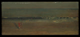 溫斯洛荷馬-1870-海灘-下午晚些時候-藝術印刷-精美藝術複製品-牆藝術-id-az9d185bt
