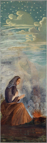 保羅·塞尚 1860 年四季冬季藝術印刷美術複製品牆藝術