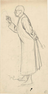 johan-braakensiek-1868-stående-mand-i-badekåbe-venstre-kunsttryk-fin-kunst-reproduktion-vægkunst-id-aza8e17p2