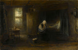 jozef-israels-1878-ensam-i-världen-konsttryck-konst-reproduktion-väggkonst-id-azaigtsr2