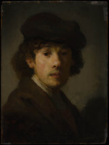 רמברנדט-ואן-רין-רמברנדט-1606-1669-בתור-צעיר-איש-אמנות-הדפס-אמנות-רפרודוקציה-קיר-אמנות-id-azce993hr
