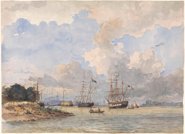 willem-anthonie-van-deventer-1834-maas-rotterdam-with-american-and-swedish-ship-art-print-fine-art-reproduction-wall-art-id-azcmr9jry