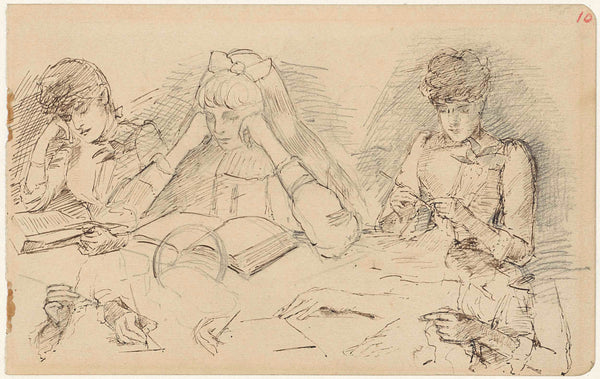 jozef-israels-1834-studies-of-hand-reading-and-working-women-art-print-fine-art-reproduction-wall-art-id-azcyyblos