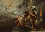 雅克·萨布勒特1779-海伦从埃涅阿斯（Aeneas）的怒火中拯救了维纳斯艺术印刷精美的艺术复制品墙上的艺术编号azd142yqy