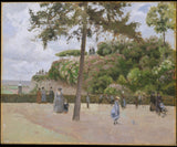 camille-pissarro-1874-ogród-publiczny-w-pontoise-art-print-reprodukcja-dzieł sztuki-sztuka-ścienna-id-aze0i4rd5