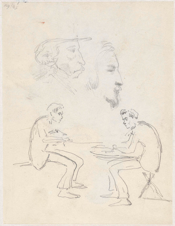johan-daniel-koelman-1841-study-of-two-seated-women-and-two-men-head-art-print-fine-art-reproduction-wall-art-id-azf0n82es