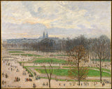 camille-pissarro-1899-trädgården-i-tuilerierna-på-en-vinter-eftermiddag-konsttryck-fin-konst-reproduktion-väggkonst-id-azfmk4wd8