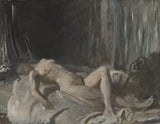 威廉·奧彭爵士對女性裸體藝術印刷品美術複製品牆藝術 id-azfrzvgum 的研究