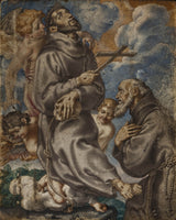 未知的 17 世纪圣弗朗西斯艺术印刷精美艺术复制墙艺术 id-azga8l4fb 的狂喜