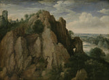 lucas-van-valckenborch-1582-bergagtige-landskap-kuns-druk-fyn-kuns-reproduksie-muurkuns-id-azgliw96p