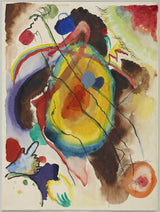 Wassily Kandinsky - 1914-design-for-a-nástenná maľba-for-Edwin-R-Campbell-art-print-fine-art-reprodukčnej-wall-art-id-azh1rixmp